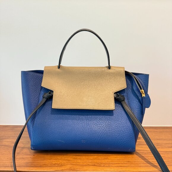 CELINE Smooth Calfskin Mini Tri-Color Belt Bag - Picture 9 of 16
